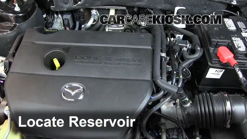 2012 Mazda 6 i 2.5L 4 Cyl. Windshield Washer Fluid Add Fluid